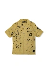 JACQUEMUS JACQUEMUS L'ENFANT ABSTRACT PRINTED BUTTONED SHIRT