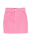 Jacquemus L'enfant La Jupe De Nimes Denim Skirt In Pink