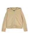 Jacquemus L'enfant Le Camargue Cotton Zip-up Hoodie In Neutrals