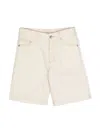 Jacquemus L'enfant Le Short De Nîmes Cotton Shorts In Neutrals