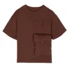 Jacquemus L'enfant Logo Embroidered Crewneck T-shirt In Brown