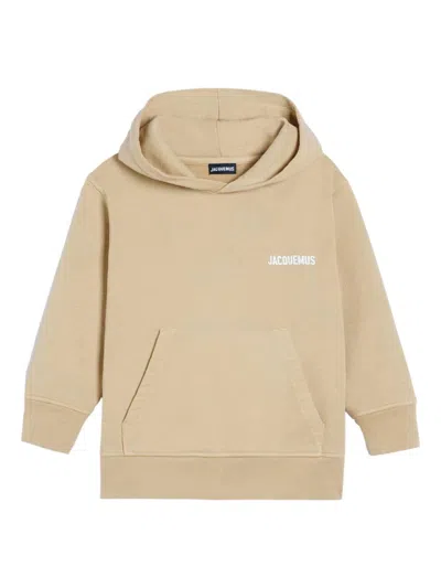 Jacquemus L'enfant Kids' Logo-print Sweatshirt In Neutrals