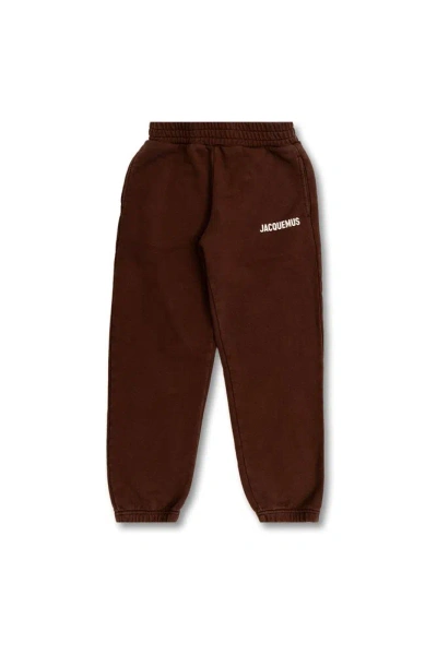Jacquemus L'enfant Tapered Leg Track Pants In Brown