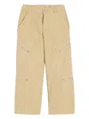 Jacquemus L'enfant The Marrone Cargo Trousers In Neutrals