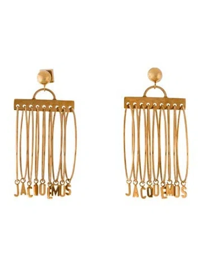 Pre-owned Jacquemus Les Anneaux Hoop Earrings In Multi