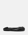 Jacquemus Flats In Black