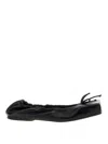 Jacquemus Black Square-toe Shoes With Gathered Upper In Black
