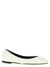 Jacquemus Les Ballerines Ovalo In Two-toned Leather Shoes In Black