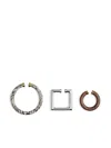 Jacquemus Set Of Three Les Bijoux Doreille Earcuffs