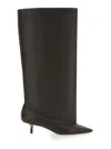 Jacquemus Les Bottes Tourni Brown Boots With Pointed Toe And Low Stiletto Heel In Leather Woman In Brown