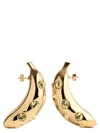 Jacquemus Les Boucles Bananes Earrings In Gold