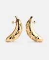Jacquemus Les Boucles Bananes Earrings In Gold