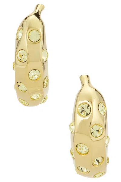 Jacquemus Les Boucles Bananes In Gold & Yellow