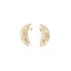 Jacquemus Les Boucles Bananes Golden Copper Earrings