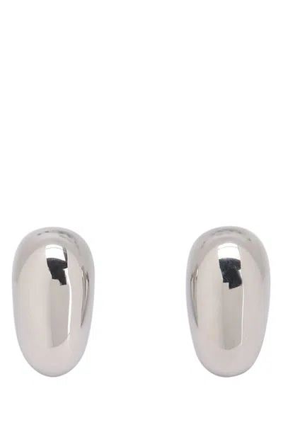 Jacquemus Les Boucles Curvo In Silver