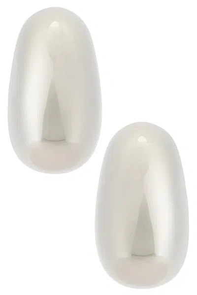 Jacquemus Les Boucles Curvo In Silver