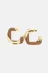 Jacquemus Les Boucles Double Earrings In Gold