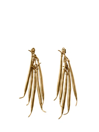 Jacquemus Les Boucles Haricots Earrings In Gold