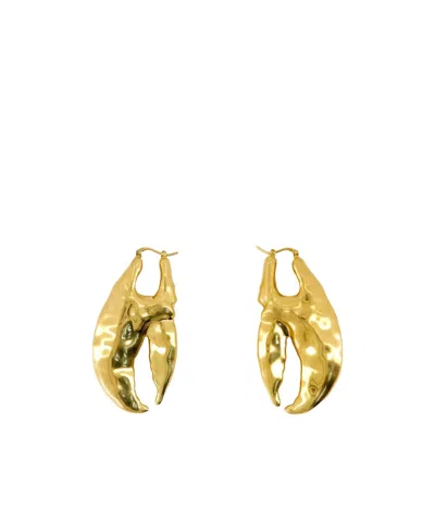 Jacquemus Les Boucles Homard Statement Earrings In Purple