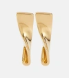 Jacquemus Gold Le Chouchou 'les Boucles J' Earrings In Gold
