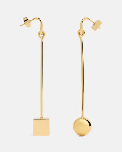 Jacquemus Les Boucles Nodo Earrings In Gold