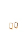 JACQUEMUS LES BOUCLES OVAL GOLD EARRINGS