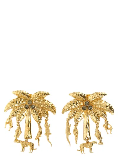 Jacquemus Les Boucles Palmier Earrings In Gold