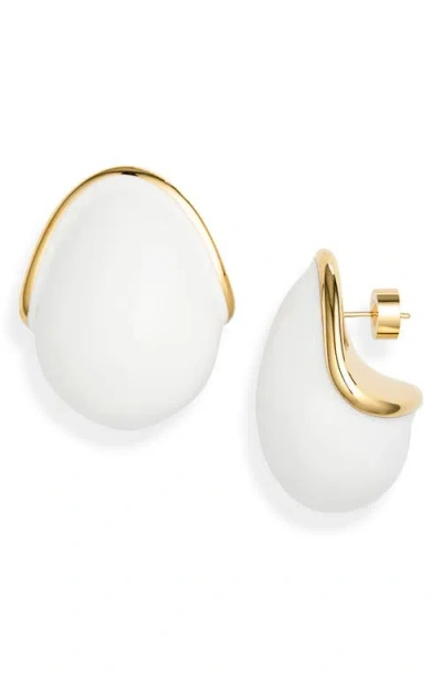 Jacquemus Les Boucles Raisin Oval Earrings In Gold