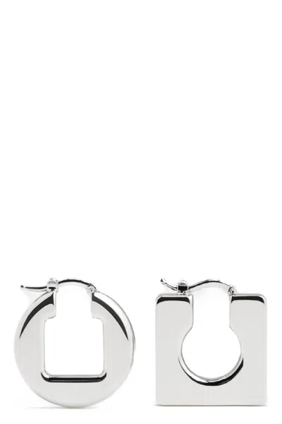 JACQUEMUS 'LES BOUCLES ROND CARRÉ' EARRINGS