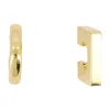 Jacquemus Les Boucles Rond Carré In Gold