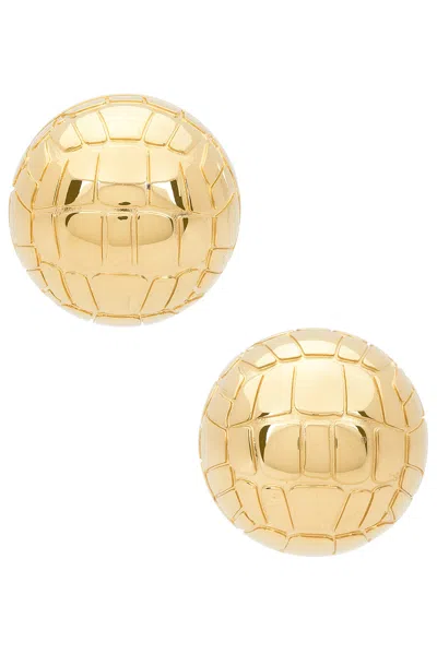 Jacquemus Les Boucles Salon In Gold