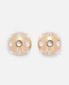 Jacquemus Rond Carré Earrings In Golden