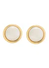 Jacquemus Les Boucles Spheres Two-tone Drop Earrings In Gold