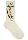 Jacquemus Les Chaussette  Cotton-blend Socks In Multi Print