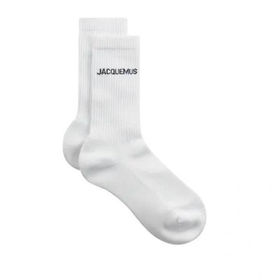 Jacquemus Les Chaussettes  Cotton-blend Socks In White