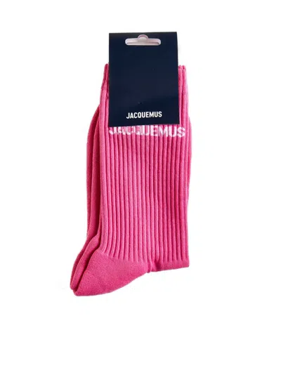 Jacquemus Les Chaussettes Socks In Pink