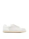 Jacquemus Men's Hi-top Sneakers With Logo Rubber Sole In White