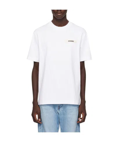 Jacquemus Les Classiques Collection Le T-shirt Gros Grain T-shirt In White