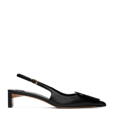 Jacquemus Les Slingbacks Duelo B In Black