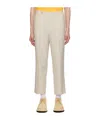 Jacquemus Beige Les Classiques 'le Pantalon Cabri' Trousers In Gray