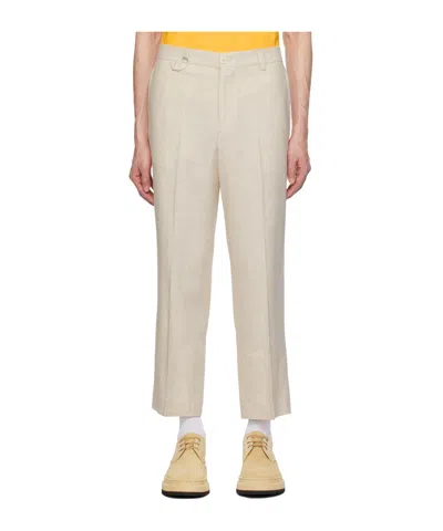 Jacquemus Beige Les Classiques 'le Pantalon Cabri' Trousers In Light Beige