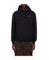Jacquemus Embroidered Logo Drawstring Hoodie In Blue
