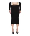 Jacquemus Les Classiques Mid-length Skirt In Black