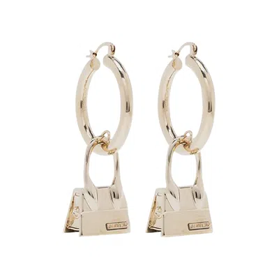 Pre-owned Jacquemus Les Creoles Chiquito 'light Gold' | Women's Size Onesize