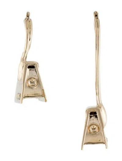 Pre-owned Jacquemus 'les Creoles Chiquito Noeud' Drop Earrings In Multicolor
