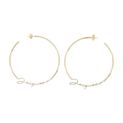 Jacquemus Les Creoles In Gold