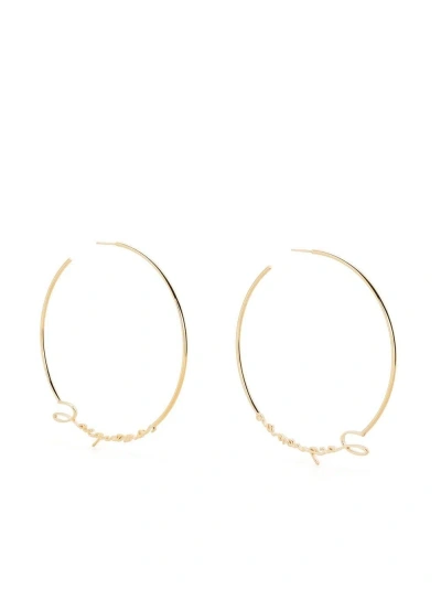 Jacquemus Les Creoles  Earrings In Gold