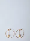 Jacquemus Women Les Creoles Nodo Earrings In Gold