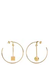 Jacquemus 'les Creoles Nodo' Gold Tone Dangle Earings