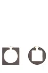 Jacquemus Geometric Gold-tone Hoop Earrings
